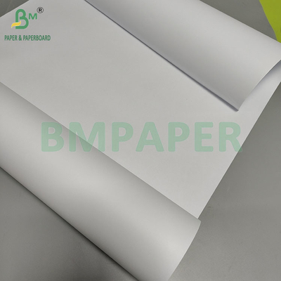 20LB Putih Uncoated CAD Bond Paper Untuk Teknik Gambar 36"*150ft Rolls