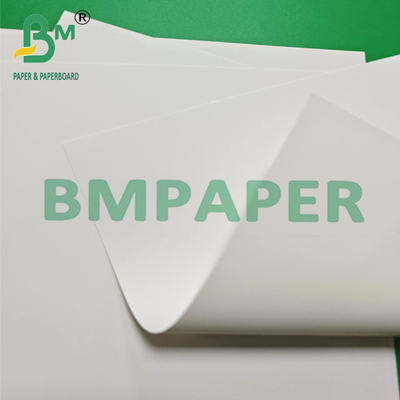 Glossy White Waterproof PP Synthetic Paper Roll Untuk Poster