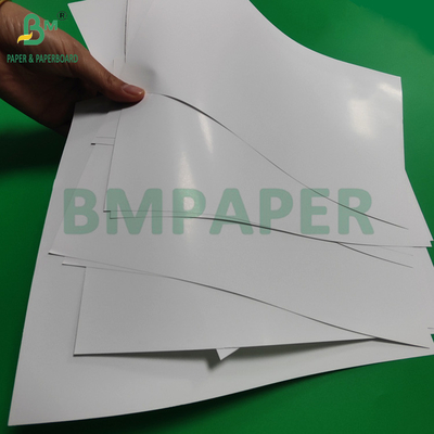 Kertas C2S Digital Berkilau Dua Sisi 80lb 120gsm Untuk Brosur 450 x 320mm