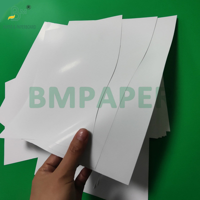 Kertas C2S Digital Berkilau Dua Sisi 80lb 120gsm Untuk Brosur 450 x 320mm