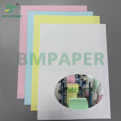 75g NCR Rolls 15 1⁄2 " 19" Lebar CB Putih CFB Kuning CF Pink Dengan Gambar Hitam