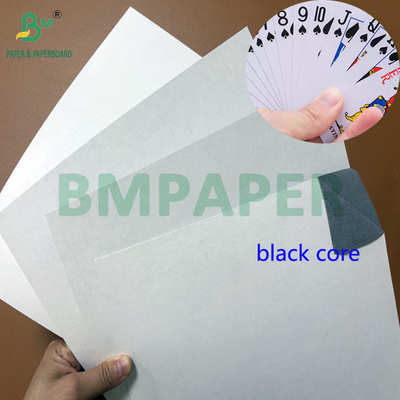 71cm Roll 280gsm 300gsm C2S Black Core Poker Paper Untuk Bermain Kartu