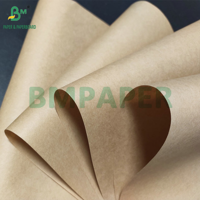 Kekuatan 90g 100g Kertas Kraft Murni Untuk Membuat Tas Belanja Kantong Kopi