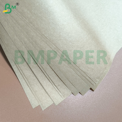 35grs Putih & Brown MG Kraft Paper Roll 60cm Gloss di satu sisi