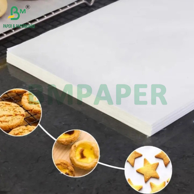 45gm 50gm Putih Bleached Greaseproof Paper Untuk Baking PFAS Free Kit 5 Kit 7