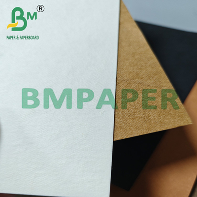 0.55mm 0.8mm Kain Kraft Warna Tekstur Wahsable Untuk Tas