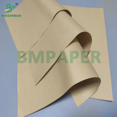 Pulp Kayu Kekuatan Tinggi 60g 80g Brown Kraft Paper Roll Untuk Kantong Kertas