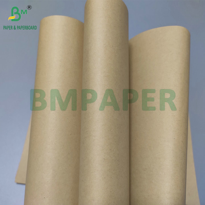 Pulp Kayu Kekuatan Tinggi 60g 80g Brown Kraft Paper Roll Untuk Kantong Kertas