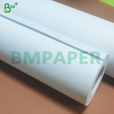 20lb Putih Efek Cetak Baik Format Besar CAD Plotter Paper Rolls