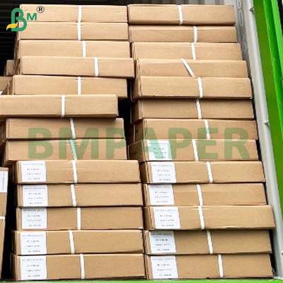 20lb Putih Efek Cetak Baik Format Besar CAD Plotter Paper Rolls