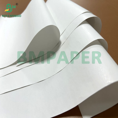 Lebar gulungan 440mm 450mm 48gram 55gram kertas termal putih Untuk printer POS