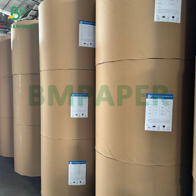 50gm 60gm 70gm 80gm Kekuatan Ledakan Tinggi MG Brown Ribbed Kraft Paper