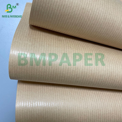 50gm 60gm 70gm 80gm Kekuatan Ledakan Tinggi MG Brown Ribbed Kraft Paper