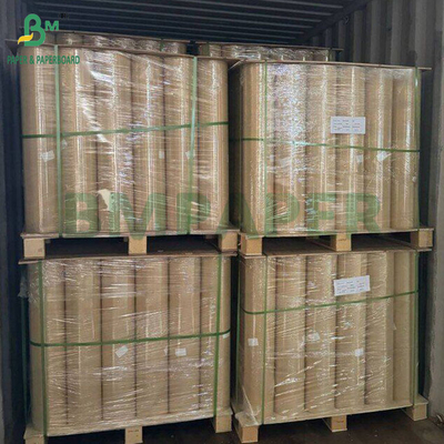 50gm 60gm 70gm 80gm Kekuatan Ledakan Tinggi MG Brown Ribbed Kraft Paper