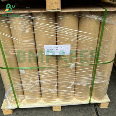 50gm 60gm 70gm 80gm Kekuatan Ledakan Tinggi MG Brown Ribbed Kraft Paper