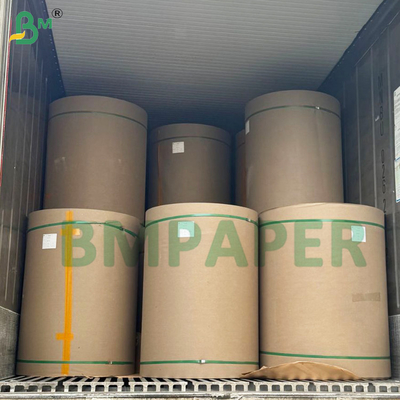 Kekuatan Tinggi 50gm Murah MG Ribbed Kraft Paper Roll 750mm
