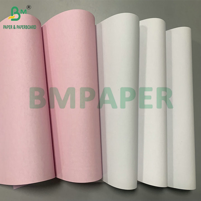 56gm 60gm CB CFB CF Putih Biru Pink Karbonless Paper 44.5cm Roll