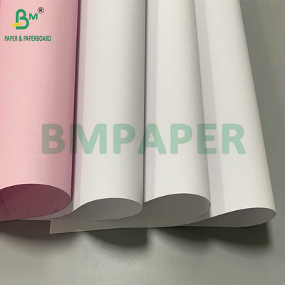 56gm 60gm CB CFB CF Putih Biru Pink Karbonless Paper 44.5cm Roll