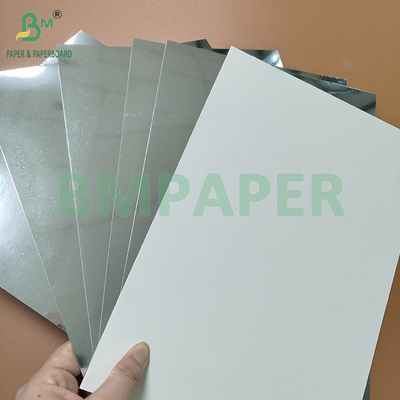 300gm 425gm PET Silver Coated Glossy Wrapping Paperboard Untuk Kotak Pasta Gigi