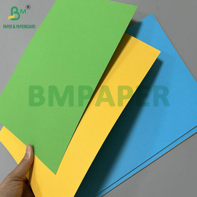 180 gram 220 gram Kertas Bond Berwarna Biru Kuning Untuk Pencetakan Normal 70 x 100cm
