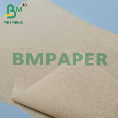 40 gr 60 gr Food Grade Brown Oilproof Wrapping Sheets Untuk Pengemasan Hadiah