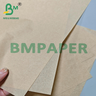 40 gr 60 gr Food Grade Brown Oilproof Wrapping Sheets Untuk Pengemasan Hadiah