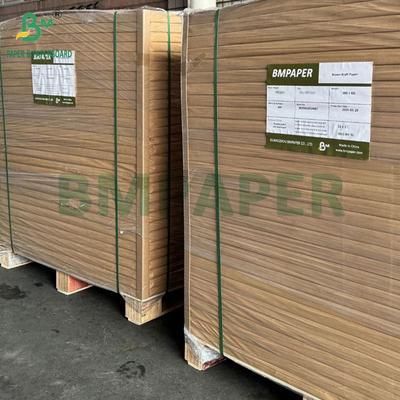 40g Brown Kraft Paper 100% Bambu Serat Kertas 787 X 1092mm
