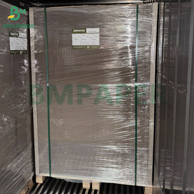 2mm 1250gsm Kardus abu-abu sisi ganda Daur Ulang Papan ramah lingkungan 80 X 120cm 93 X 130cm