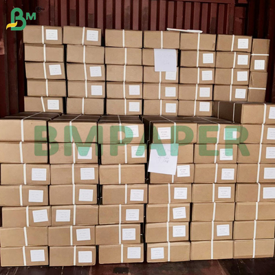 80gm Putih Tinggi Tidak dilapisi CAD Plotter Paper Rolls untuk Pencetakan
