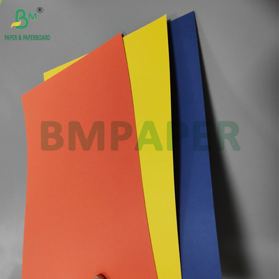 80gm 110gm Tidak dilapisi Warna Bristol Paper Board Untuk Kerajinan Tangan Sekolah 61 x 86cm