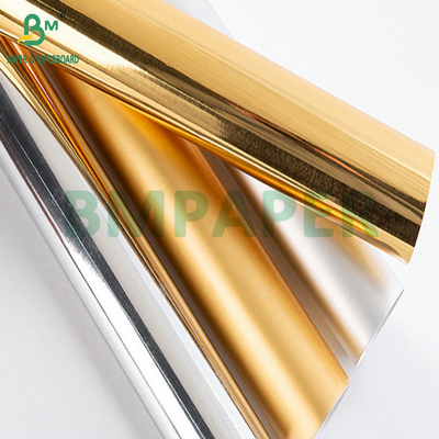 C1S 400gm 425gm Premium Gold Silver Cardstock Untuk Membuat Kotak Kemasan
