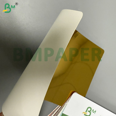 200g 250g Karton Metalik Emas 1 Sisi Dengan Belakang Putih 70 X 100cm