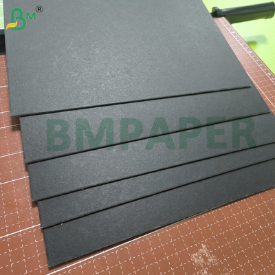 Black Cover Card Stock 92lb 250gsm tebal berlapis hitam tanpa kertas