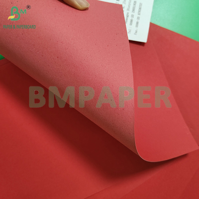 120-400gm Perlindungan Lingkungan kertas kemasan kraft merah untuk kemasan hadiah