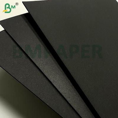 300g 400g Printability Fold Resistance Double-sided Black Cardboard Untuk Hardcover Buku Cover Kartu Nama