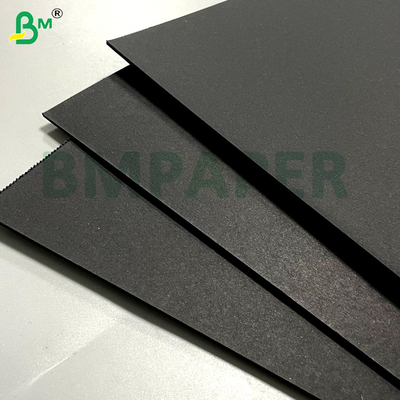 300g 400g Printability Fold Resistance Double-sided Black Cardboard Untuk Hardcover Buku Cover Kartu Nama