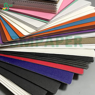 80g+80g+80g Warna Ringan Daur Ulang Kraft Cardboard Corrugated Untuk Logistik Kemasan Produk