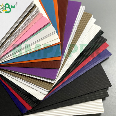 Struktur Bergelombang 1mm Warna Anti-Deformasi Kertas Bergelombang Untuk Kerajinan & DIY Logistik & Pengiriman