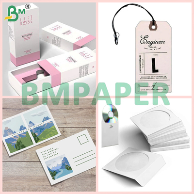 300g 350g Natural Smooth Uncoated SBS Paperboard Warna putih terang