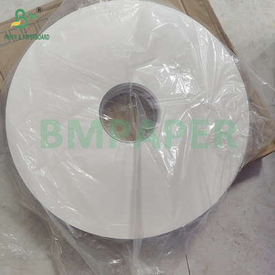24gsm 28gsm Printable Dan PE Coated Putih Straw Wrapping Paper Roll 50mm 44mm