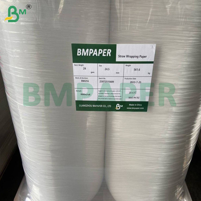 24g 28g Keamanan Makanan Bermain Straw Wrapping Paper Dalam 27mm 28mm 29mm