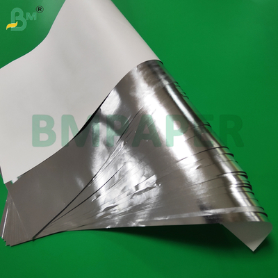 Single-sided Aluminium Silver Metallized Wet Strength Paper Untuk Label Bir 70g