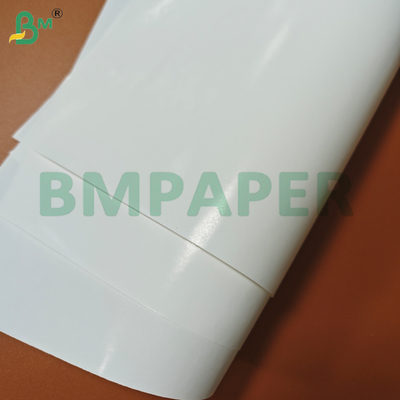 Gulungan Kertas Label Wet Strength Satu Sisi Glossy Satu Sisi Matte 75gsm