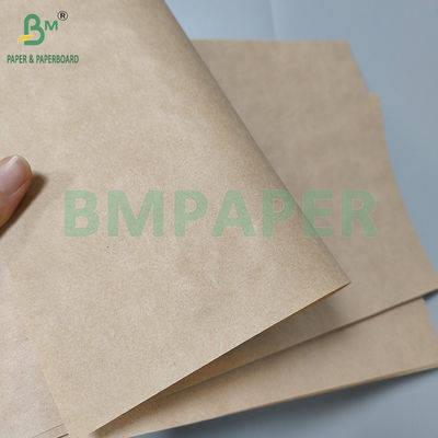 60gm Brown Food Grade Greaseproof Paper kit7 kit10 Membungkus burger 40*60cm
