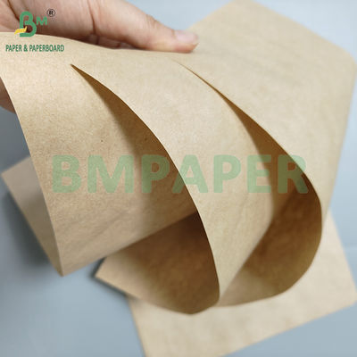 60gm Brown Food Grade Greaseproof Paper kit7 kit10 Membungkus burger 40*60cm