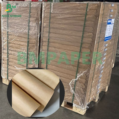 60gm Brown Food Grade Greaseproof Paper kit7 kit10 Membungkus burger 40*60cm