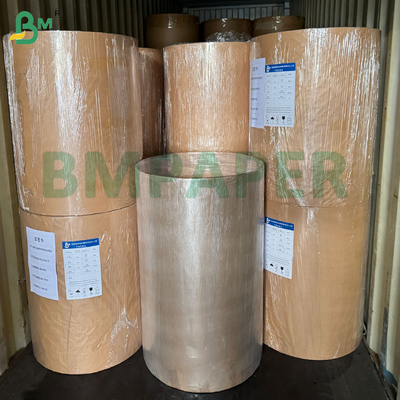 Kertas Kraft Putih Tinggi 50gsm Kekuatan Tinggi Tahan Kelembaban untuk Kantong Makanan