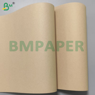 Lembaran Kertas Kraft Cokelat Kekuatan Tinggi Pulp Daur Ulang 60gsm 70gsm