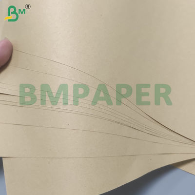 Lembaran Kertas Kraft Cokelat Kekuatan Tinggi Pulp Daur Ulang 60gsm 70gsm