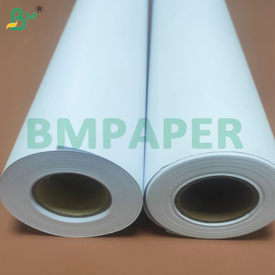 80Gsm Clear Image CAD Plotter Paper Rolls untuk Percetakan Teknikal
